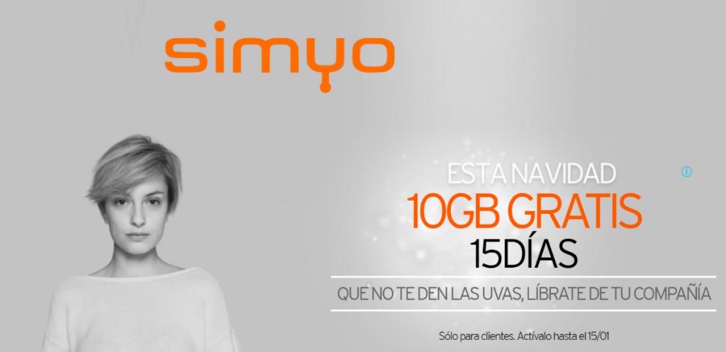 Simyo 10GB Navidad
