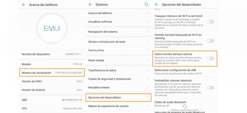 truco datos móviles ahorro batería