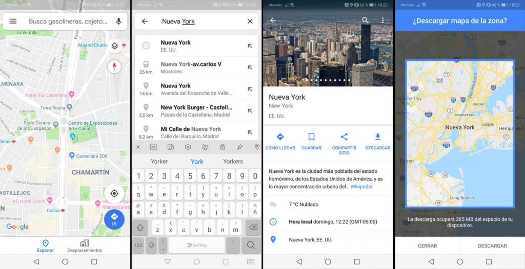 google maps offline android
