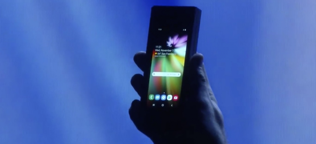 Samsung plegable presentacion