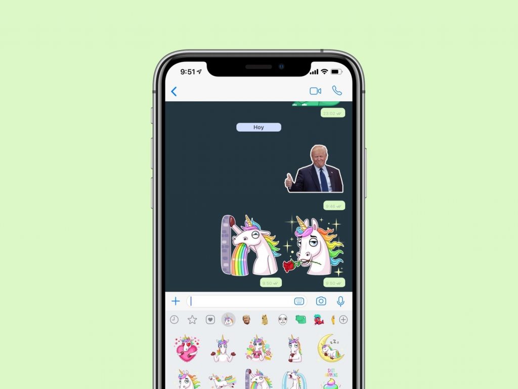 stickers iOS