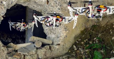 Dron plegable rescate