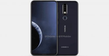 Nokia pantalla agujereada